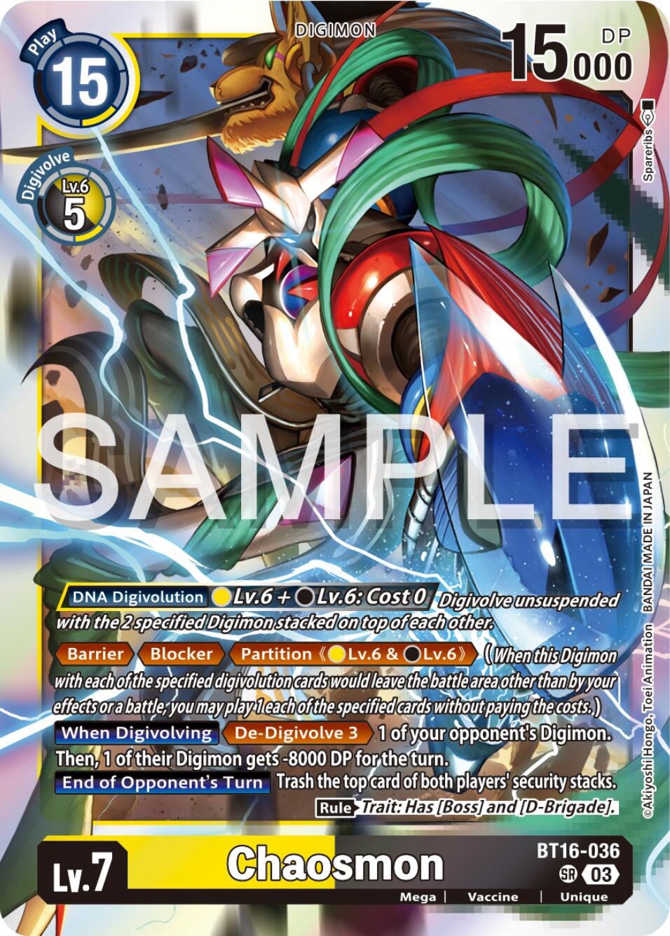 Chaosmon [BT16-036] [Beginning Observer] | Tables and Towers