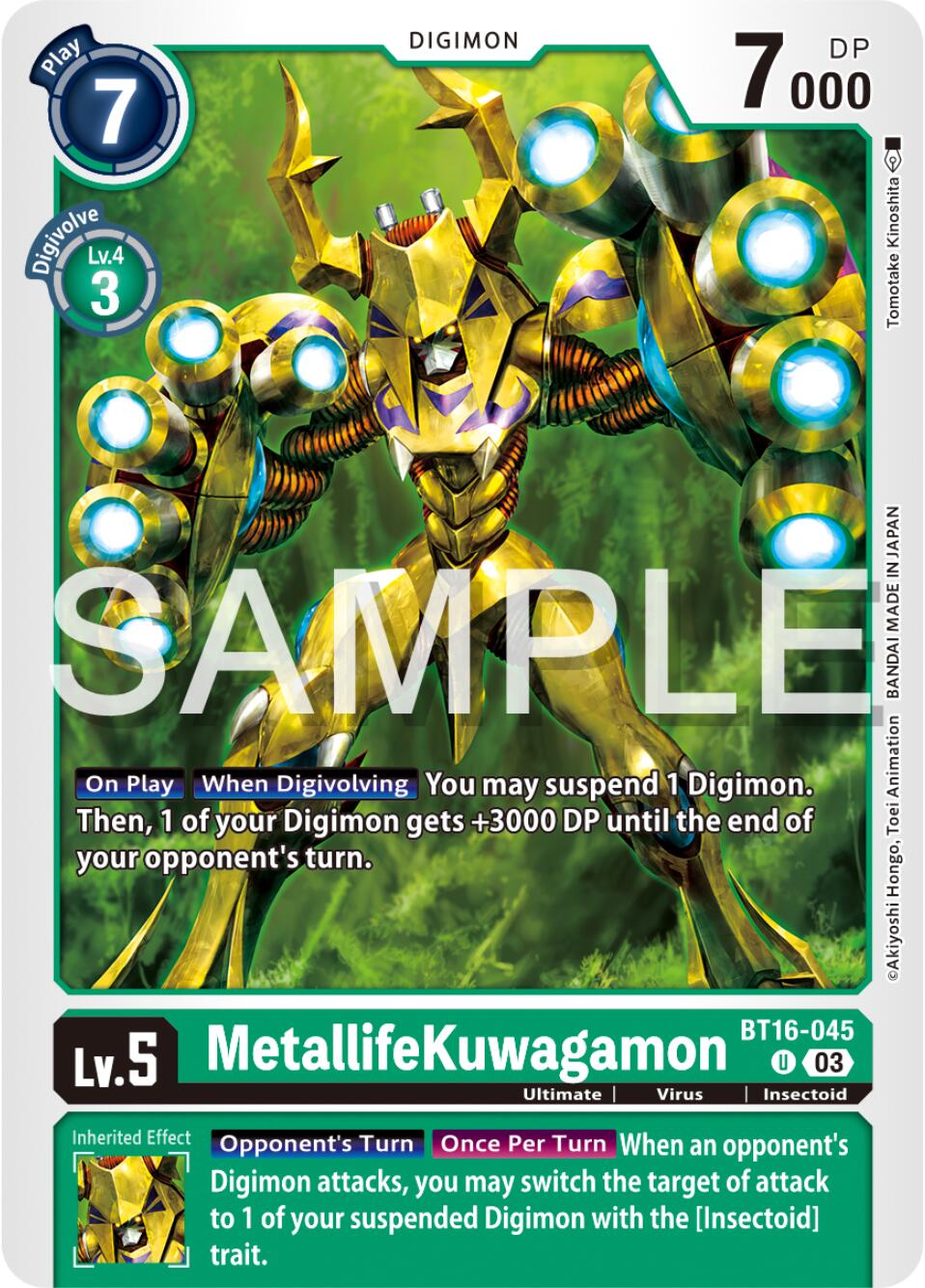 MetallifeKuwagamon [BT16-045] [Beginning Observer] | Tables and Towers