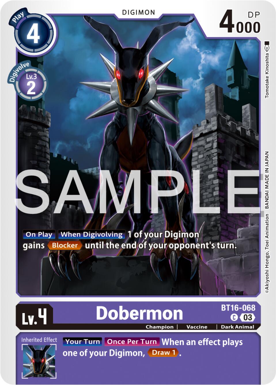 Dobermon [BT16-068] [Beginning Observer] | Tables and Towers