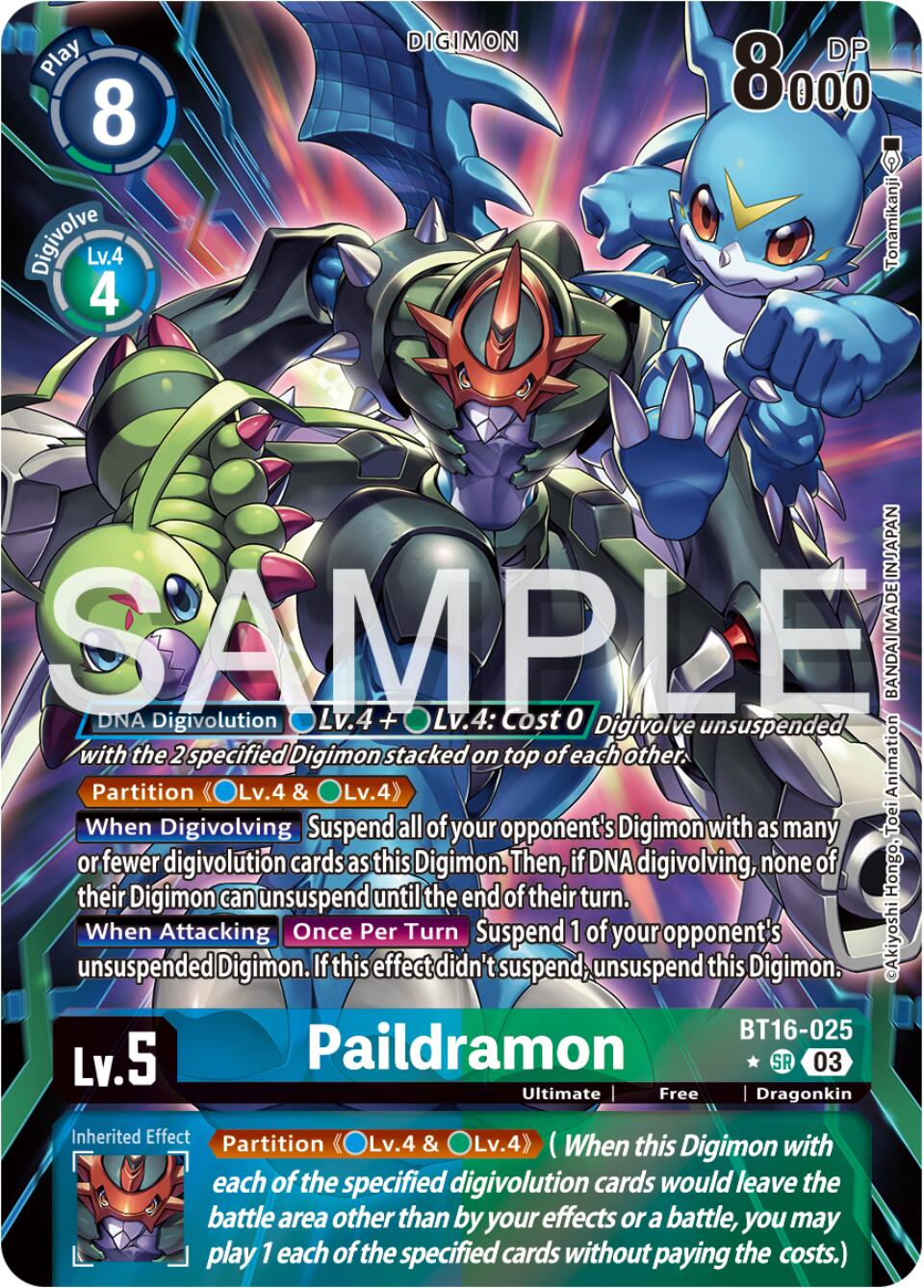 Paildramon [BT16-025] (Alternate Art) [Beginning Observer] | Tables and Towers