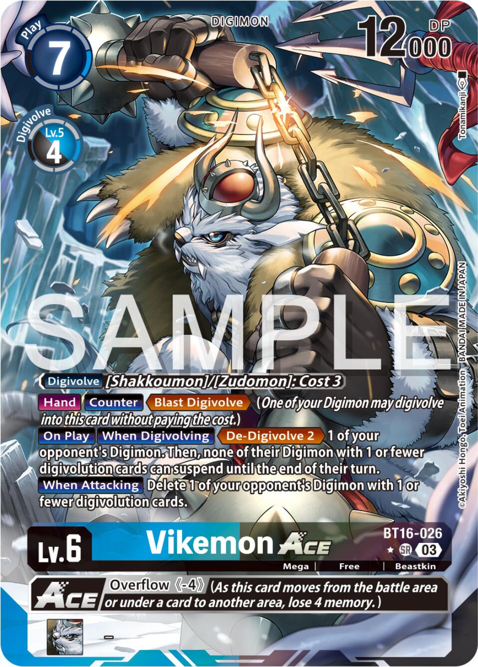 Vikemon Ace [BT16-026] (Alternate Art) [Beginning Observer] | Tables and Towers