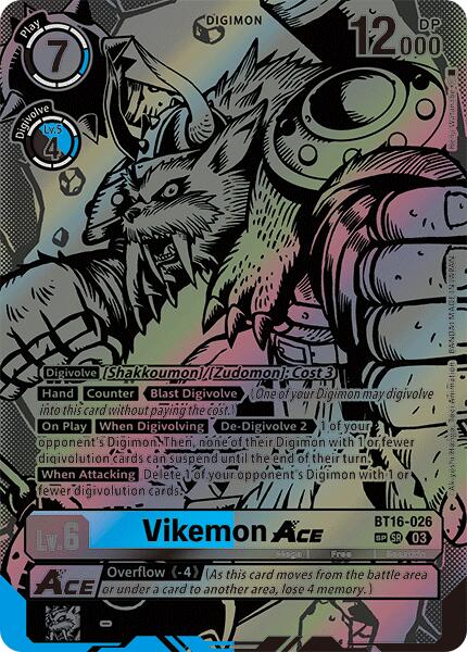 Vikemon Ace [BT16-026] (Textured) [Beginning Observer] | Tables and Towers