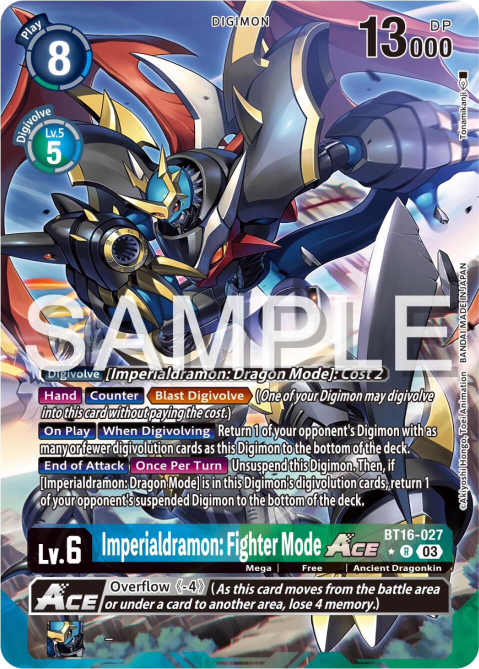 Imperialdramon: Fighter Mode Ace [BT16-027] (Alternate Art) [Beginning Observer] | Tables and Towers