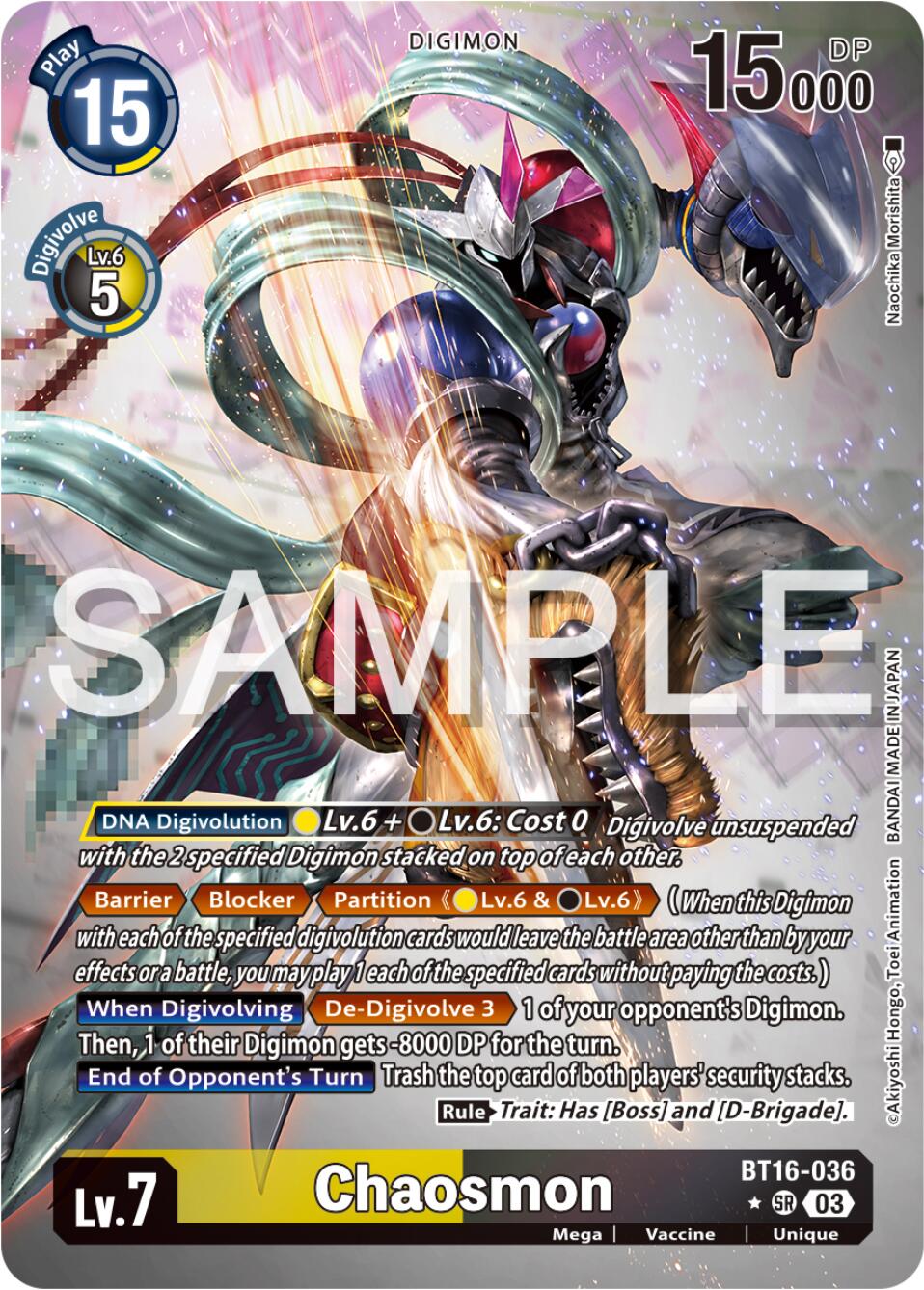 Chaosmon [BT16-036] (Alternate Art) [Beginning Observer] | Tables and Towers