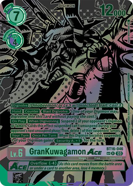 GranKuwagamon Ace [BT16-046] (Alternate Art) [Beginning Observer] | Tables and Towers