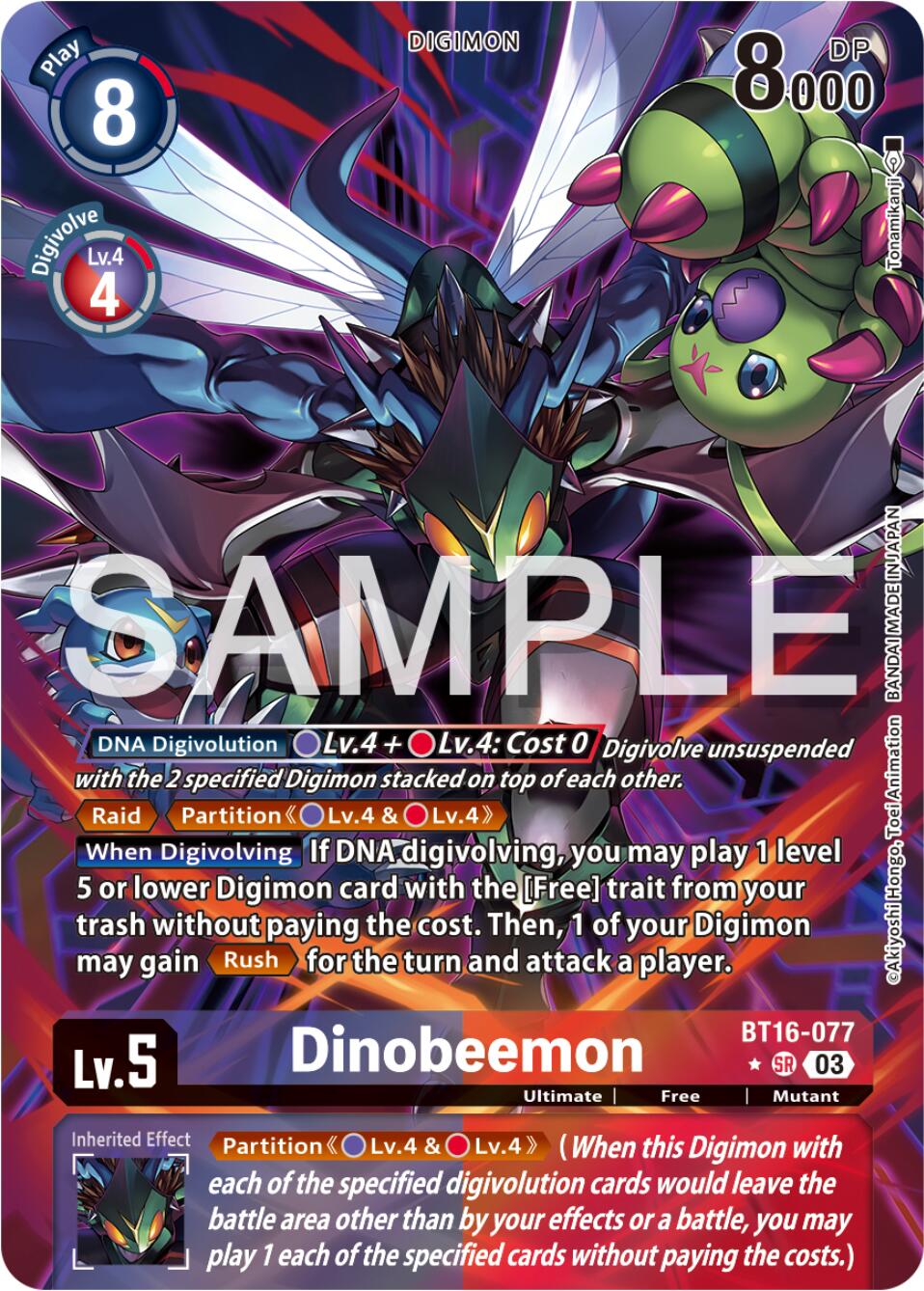 Dinobeemon [BT16-077] (Alternate Art) [Beginning Observer] | Tables and Towers