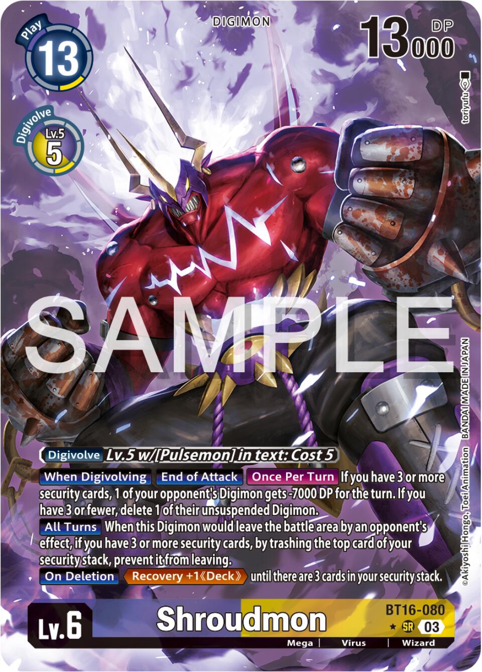 Shroudmon [BT16-080] (Alternate Art) [Beginning Observer] | Tables and Towers