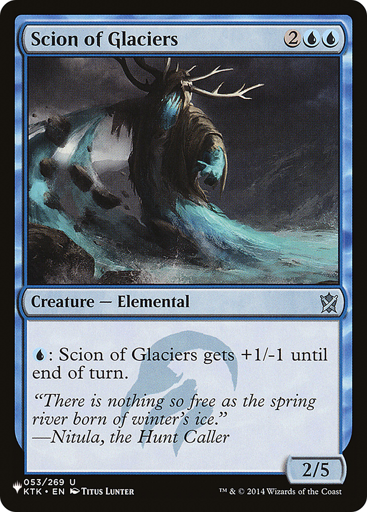 Scion of Glaciers [The List Reprints] | Tables and Towers