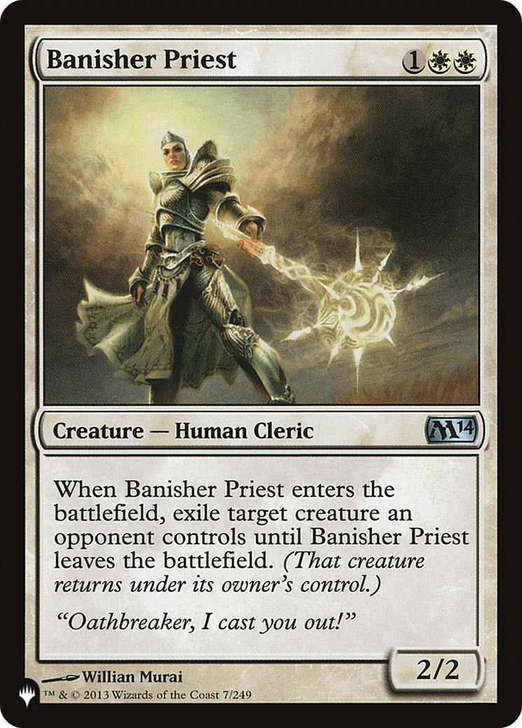 Banisher Priest [The List Reprints] | Tables and Towers