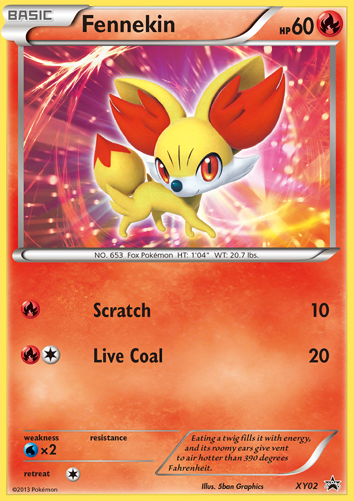 Fennekin (XY02) [XY: Black Star Promos] | Tables and Towers