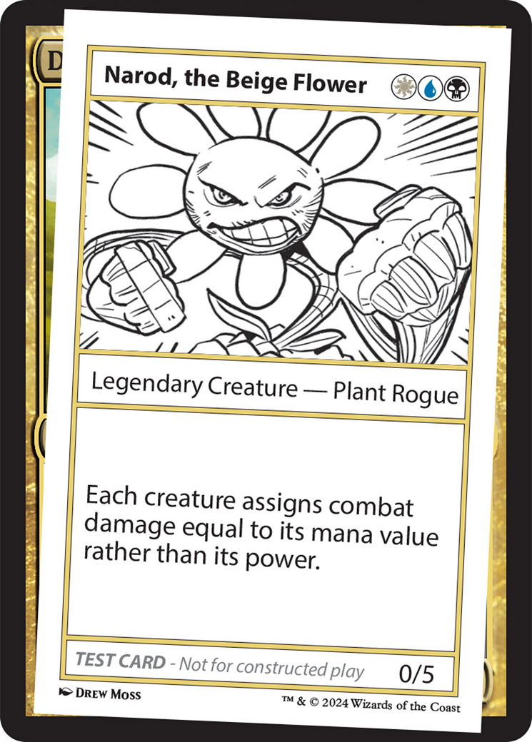 Narod, the Beige Flower [Mystery Booster 2 Playtest Cards] | Tables and Towers