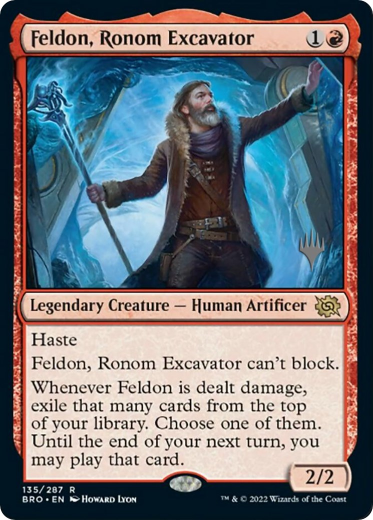 Feldon, Ronom Excavator (Promo Pack) [The Brothers' War Promos] | Tables and Towers