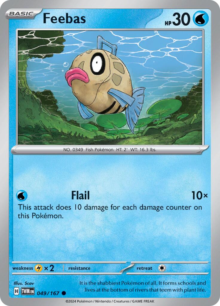 Feebas (049/167) [Scarlet & Violet: Twilight Masquerade] | Tables and Towers