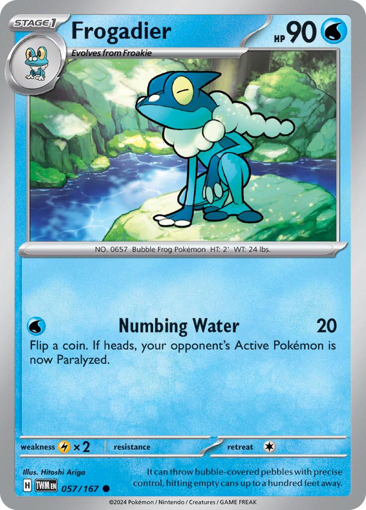 Frogadier (057/167) [Scarlet & Violet: Twilight Masquerade] | Tables and Towers