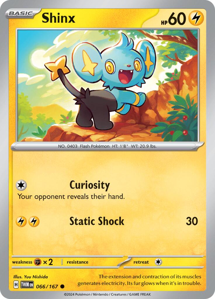 Shinx (066/167) [Scarlet & Violet: Twilight Masquerade] | Tables and Towers