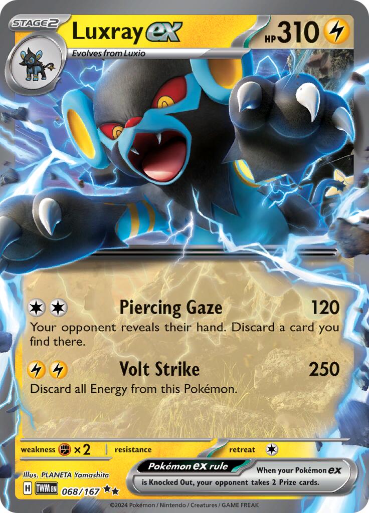 Luxray ex (068/167) [Scarlet & Violet: Twilight Masquerade] | Tables and Towers