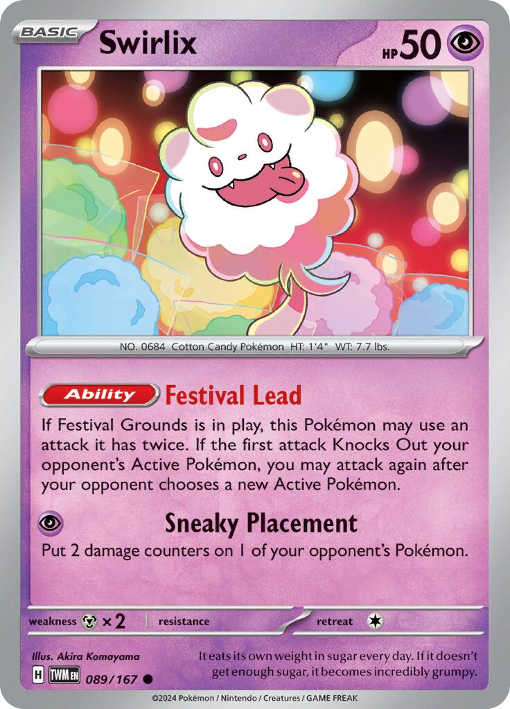 Swirlix (089/167) [Scarlet & Violet: Twilight Masquerade] | Tables and Towers