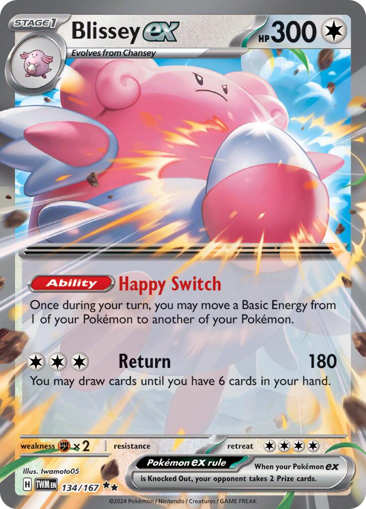 Blissey ex (134/167) [Scarlet & Violet: Twilight Masquerade] | Tables and Towers