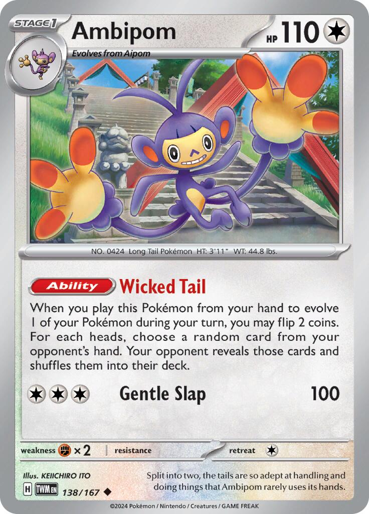 Ambipom (138/167) [Scarlet & Violet: Twilight Masquerade] | Tables and Towers