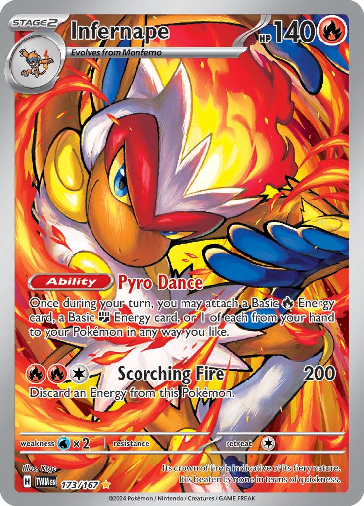 Infernape (173/167) [Scarlet & Violet: Twilight Masquerade] | Tables and Towers