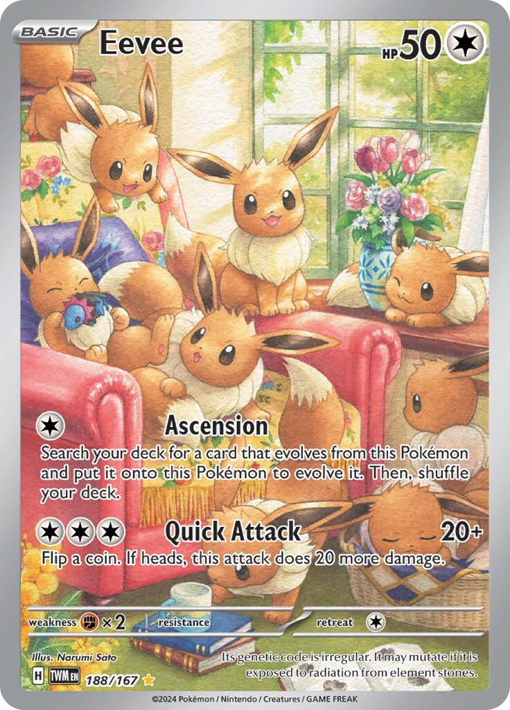 Eevee (188/167) [Scarlet & Violet: Twilight Masquerade] | Tables and Towers