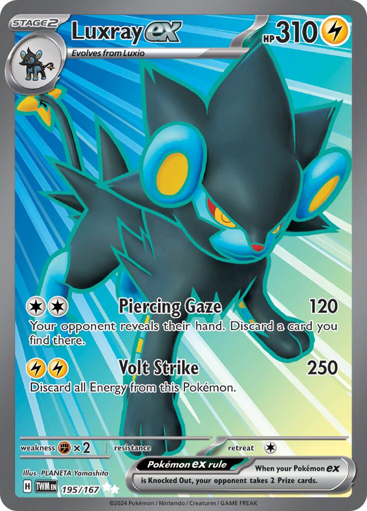 Luxray ex (195/167) [Scarlet & Violet: Twilight Masquerade] | Tables and Towers