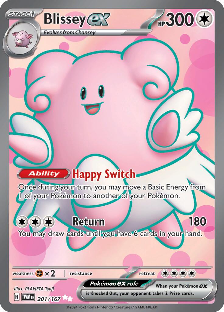 Blissey ex (201/167) [Scarlet & Violet: Twilight Masquerade] | Tables and Towers