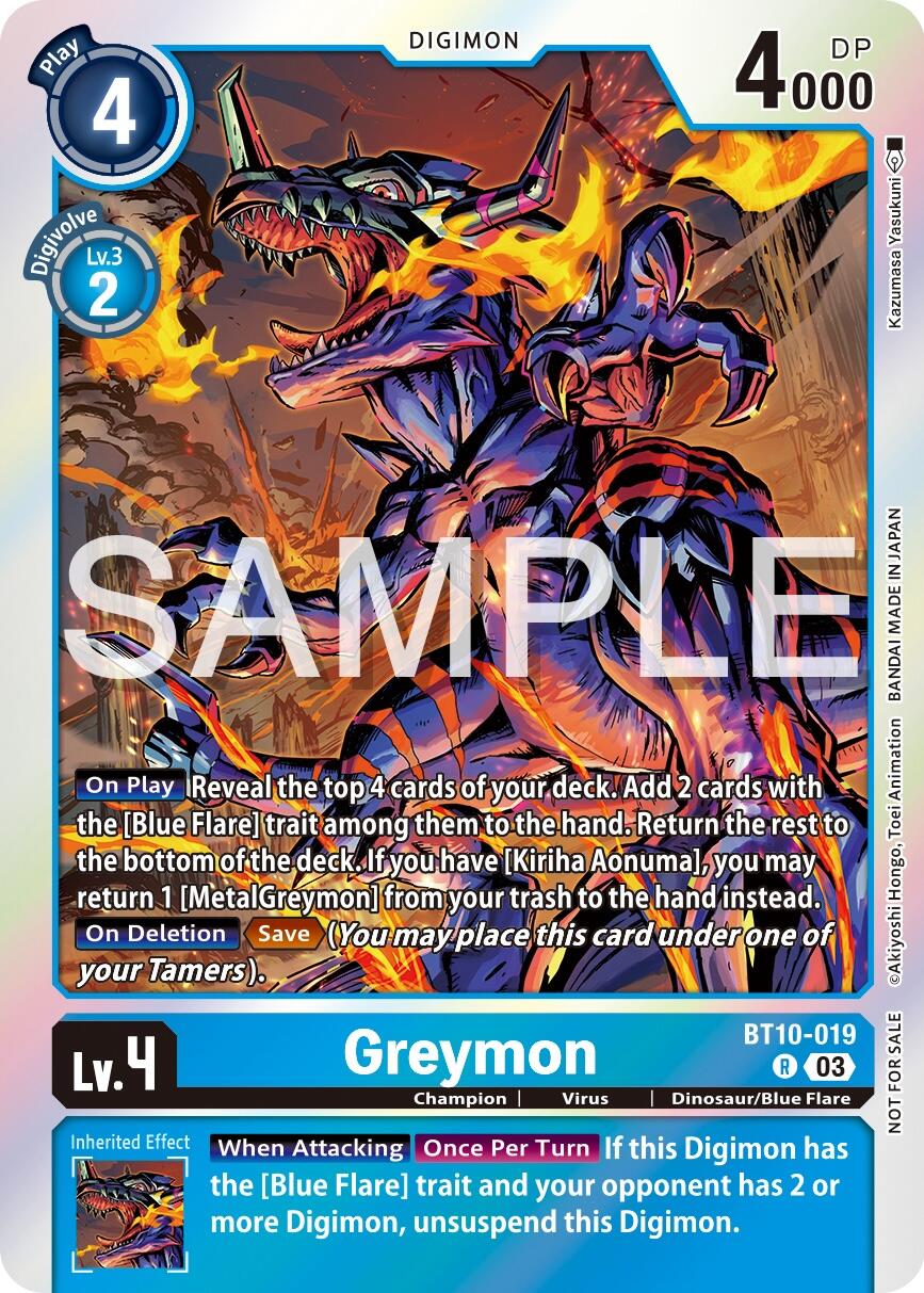 Greymon [BT10-019] (Official Tournament Vol.13 Winner Pack) [Xros Encounter Promos] | Tables and Towers