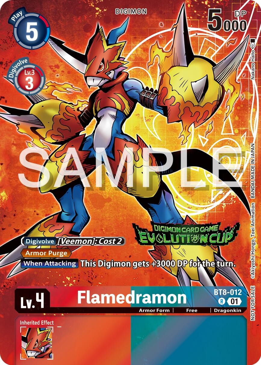 Flamedramon [BT8-012] (2024 Evolution Cup) [New Awakening Promos] | Tables and Towers