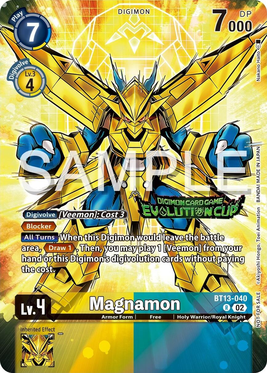 Magnamon [BT13-040] (2024 Evolution Cup) [Versus Royal Knights Booster Promos] | Tables and Towers