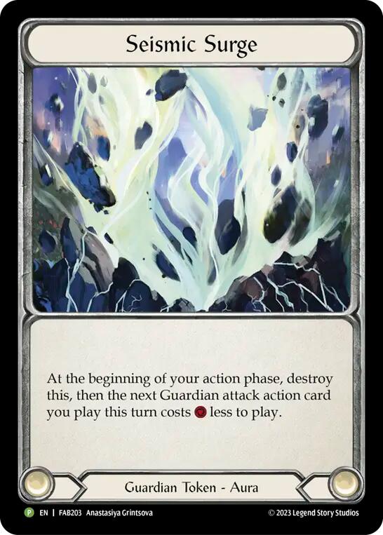 Seismic Surge (Cold Foil) [FAB203] (Promo)  Cold Foil | Tables and Towers