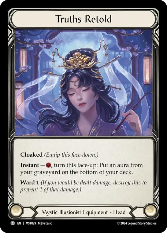 Truths Retold [MST029] (Part the Mistveil)  Cold Foil | Tables and Towers