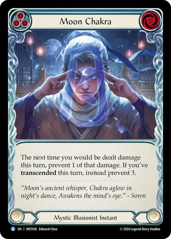 Moon Chakra (Blue) [MST036] (Part the Mistveil) | Tables and Towers