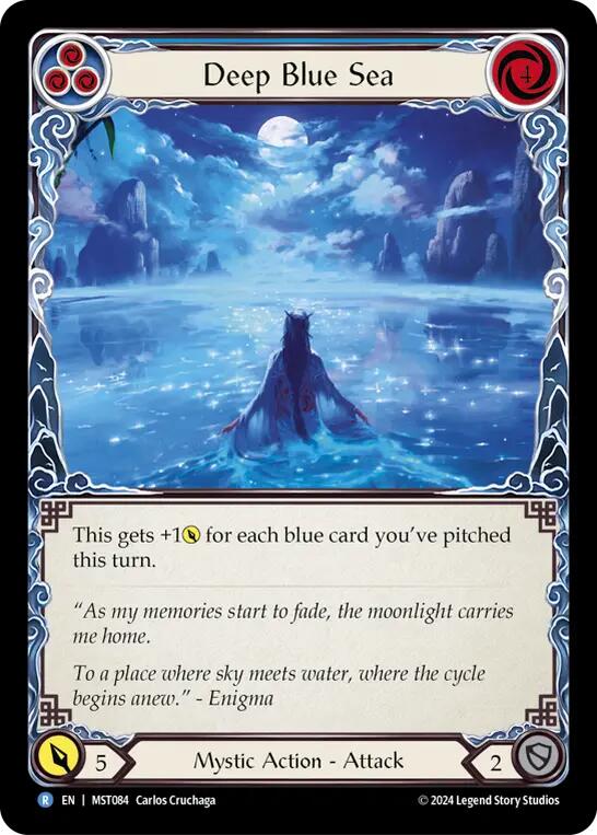 Deep Blue Sea [MST084] (Part the Mistveil)  Rainbow Foil | Tables and Towers