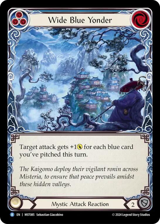 Wide Blue Yonder [MST085] (Part the Mistveil)  Rainbow Foil | Tables and Towers