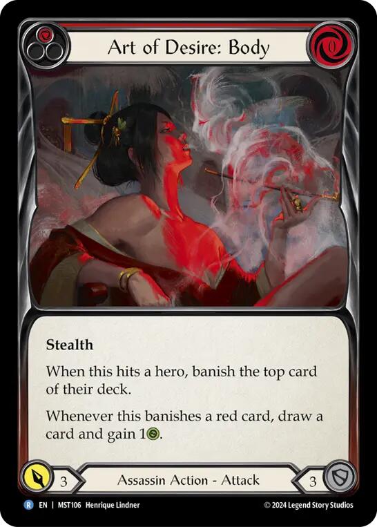 Art of Desire: Body (Red) [MST106] (Part the Mistveil)  Rainbow Foil | Tables and Towers