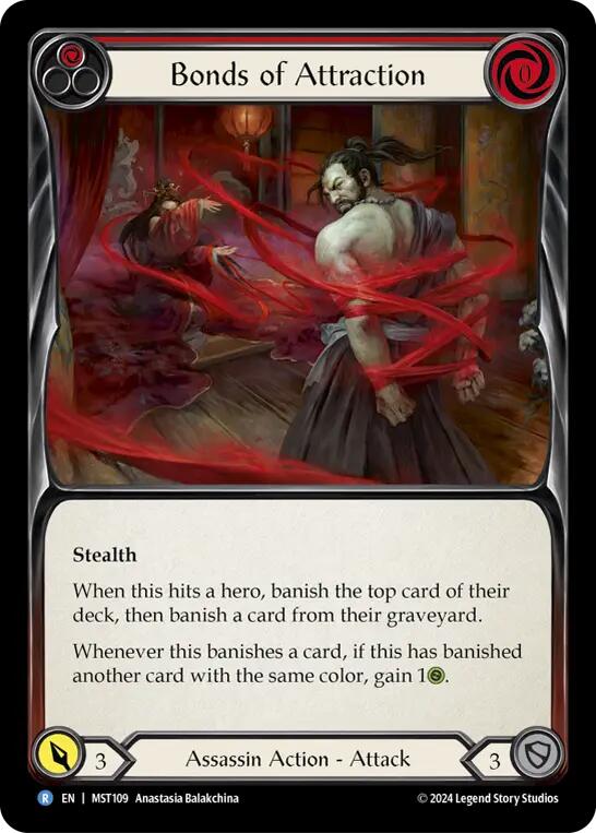 Bonds of Attraction (Red) [MST109] (Part the Mistveil)  Rainbow Foil | Tables and Towers