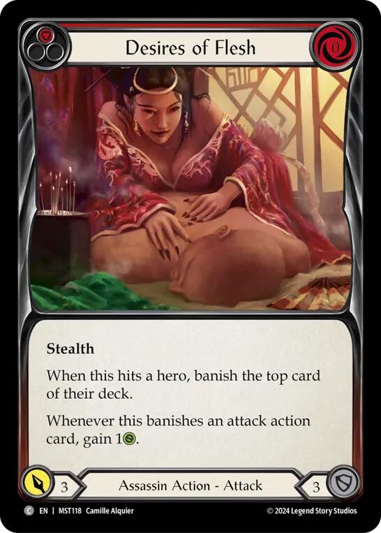 Desires of Flesh (Red) [MST118] (Part the Mistveil) | Tables and Towers