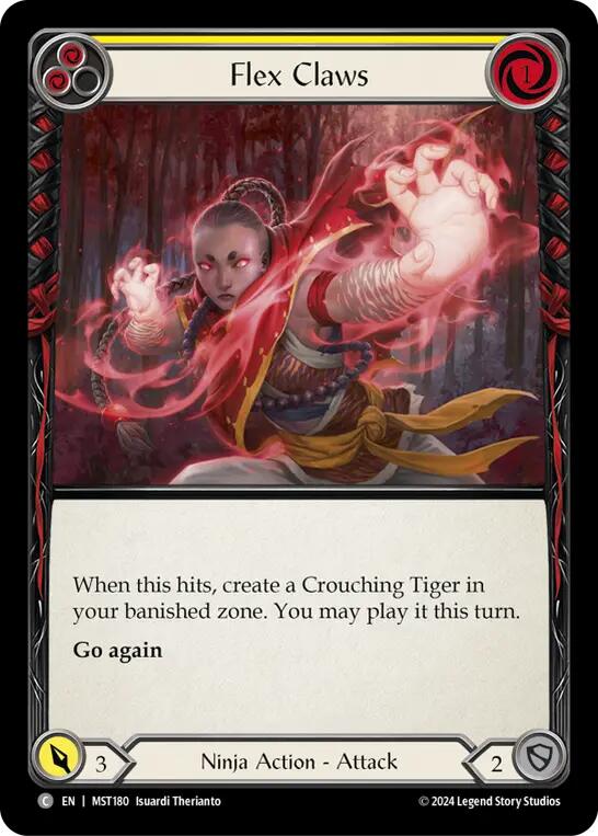 Flex Claws (Yellow) [MST180] (Part the Mistveil) | Tables and Towers