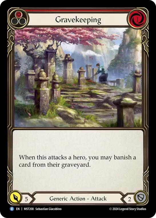 Gravekeeping (Red) [MST200] (Part the Mistveil) | Tables and Towers