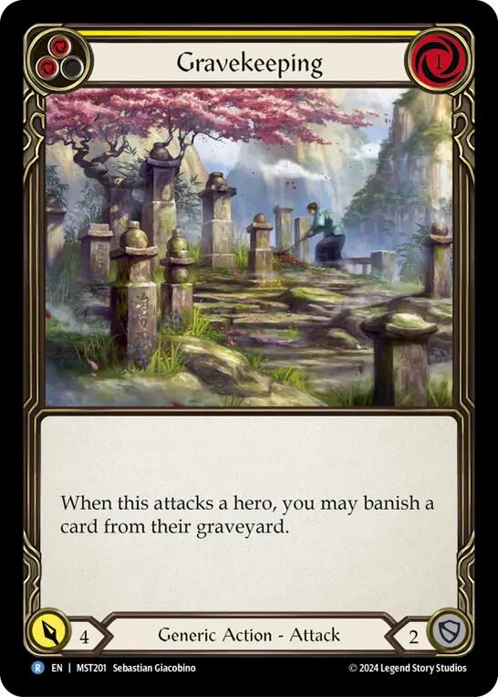 Gravekeeping (Yellow) [MST201] (Part the Mistveil) | Tables and Towers