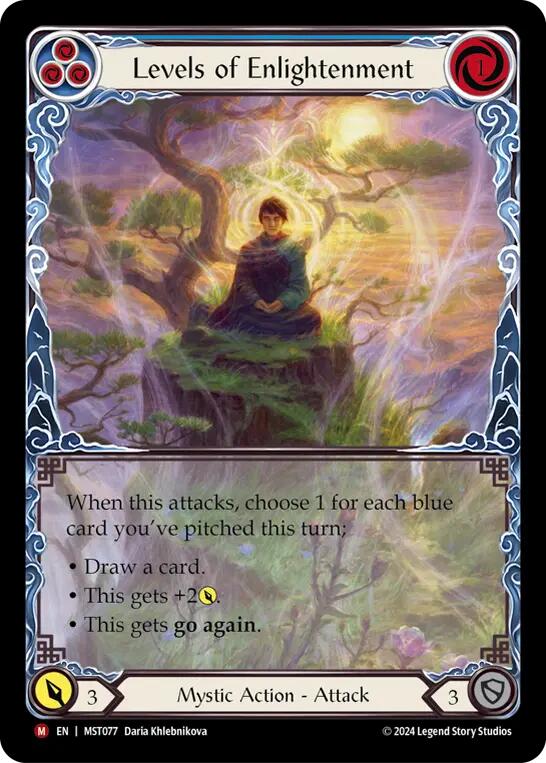 Levels of Enlightenment (Extended Art) [MST077] (Part the Mistveil)  Rainbow Foil | Tables and Towers