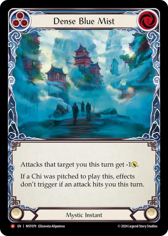 Dense Blue Mist [MST079] (Part the Mistveil)  Rainbow Foil | Tables and Towers