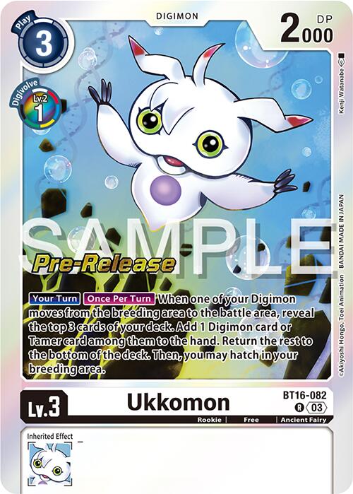 Ukkomon [BT16-082] [Beginning Observer Pre-Release Promos] | Tables and Towers