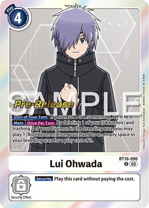 Lui Ohwada [BT16-090] [Beginning Observer Pre-Release Promos] | Tables and Towers