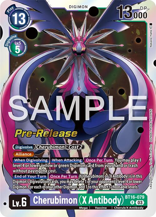 Cherubimon (X Antibody) [BT16-079] [Beginning Observer Pre-Release Promos] | Tables and Towers