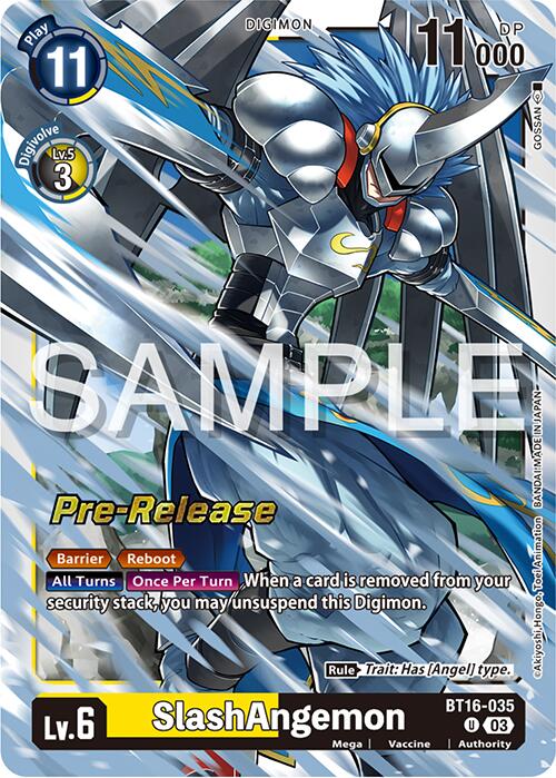 SlashAngemon [BT16-035] [Beginning Observer Pre-Release Promos] | Tables and Towers