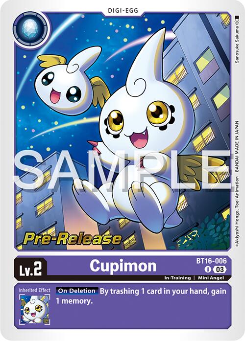 Cupimon [BT16-006] [Beginning Observer Pre-Release Promos] | Tables and Towers