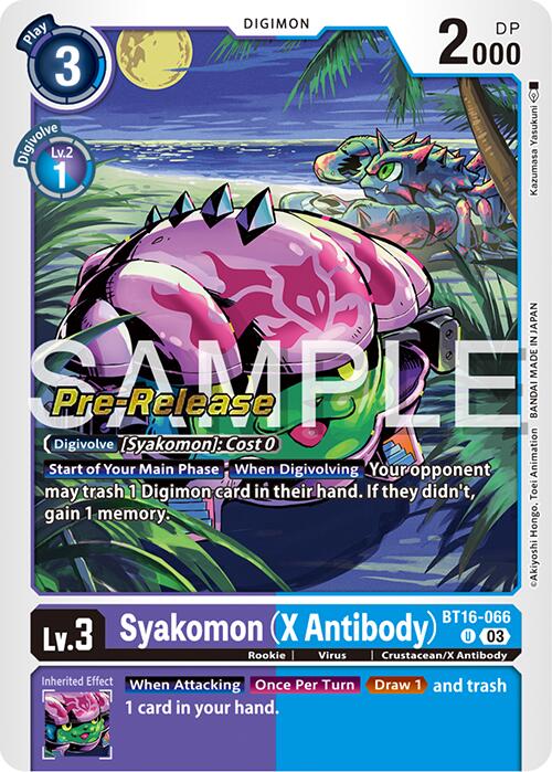 Syakomon (X Antibody) [BT16-066] [Beginning Observer Pre-Release Promos] | Tables and Towers