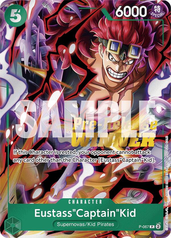 Eustass"Captain"Kid (OP-07 Pre-Release Tournament) [Winner] [One Piece Promotion Cards] | Tables and Towers